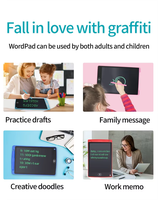 Tablette d'écriture LCD colorée de 8,5 pouces GY, jouet éducatif pour tout-petits, cadeaux d'anniversaire pour enfants de 3 à 8 ans