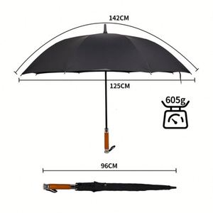 Paraguas de Golf Recto Promocional de Alta Calidad, Ligero, para la Lluvia, Venta al Por Mayor - Product Image 5