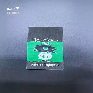 Ứng dụng ngành công nghiệp nhiều phong cách giá rẻ giá sắt trên Logo in cổ dệt nhãn cho quần áo tùy chỉnh thực hiện - Product Image 4