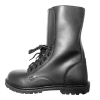 Bottes de Combat Rangers Françaises en Cuir Respirant, Bottes Tactiques d'Extérieur, Chaussures Militaires