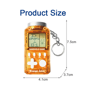Mini Console <span class=keywords><strong>Tetris</strong></span> Portatile a Forma <span class=keywords><strong>di</strong></span> Portachiavi, Gioco 26-in-1 in Bottiglia, Giocattolo Retrò per Bambini e Adulti - Product Image 5