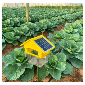 Lámpara <span class=keywords><strong>Insecticida</strong></span> Solar Recargable, Atrapa Insectos Eléctrico <span class=keywords><strong>para</strong></span> Control de Plagas Agrícolas en Huertos y Jardines - Product Image 1