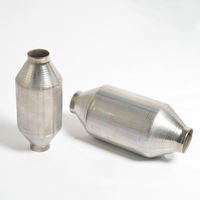 Nid d'abeille en céramique de résistance à haute température pour voiture d'échappement à essence Mini convertisseur catalytique universel à trois voies à 3 voies