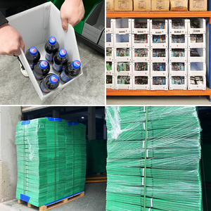 Cajas de Almacenamiento Plegables de Plástico Corrugado PP, Contenedores Apilables para Ropa, Cajas de Plástico para Recoger Piezas - Product Image 6