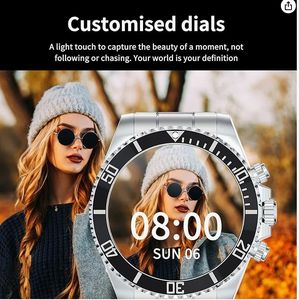 男士智能手表BT呼叫心率跟踪器运动模式豪华智能手表安卓iOS不锈钢商务手表 - Product Image 6