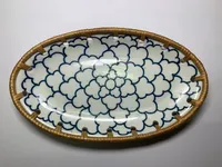 Main en rotin mère de perle plat