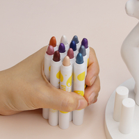 Crayon fard à paupières multi-teintes personnalisé OEM, finition naturelle, résistant à l'eau, tons de peau foncés/clairs/clair, végan, sans cruauté, marque privée