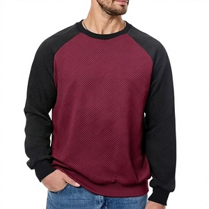 Sudaderas de Hombre, Cuello Redondo, Diseño de Parches, 100% Algodón, 380 Gramos, Felpa, Impresión Serigráfica, Ecológicas, Geométricas - Product Image 2