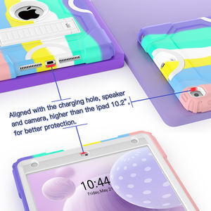 ที่กําหนดเองสีAnti-Dropซิลิโคน + Hard PCสําหรับiPad 10.2 9th Gen 2019/2020/2021 สําหรับหญิงผู้<span class=keywords><strong>หญิง</strong></span> - Product Image 6