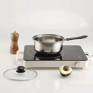 Ensemble de cuisine moderne 6 pièces en acier inoxydable, batterie de cuisine 6 pièces pour cuisinière à induction 16-18-20CM, casseroles à lait et à soupe, cadeau idéal pour les cuisines - Product Image 4