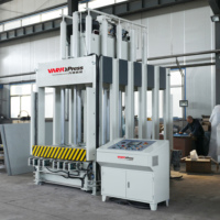 Vario Machine à plastifier hydraulique automatique à haute efficacité de 50 tonnes pour la production de panneaux de bois et de contreplaqué.