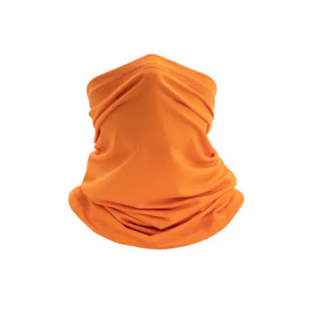 Elástico caveira de ciclismo, sem costura, bandana, lenço personalizado, laranja, pescoço, algodão para homens, aquecedor de pescoço