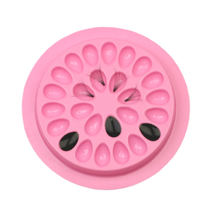 Colorful Flower Shape <b>Lash</b> Glue Tray Mat PVC <b>Adhesive</b> Holder for Eyelash Extension - Product Image 3