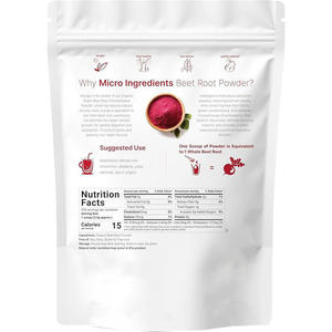 Suppléments nutritionnels personnalisés en poudre pour jus smoothies performance absorber facilement le supplément de poudre de racine de betterave - Product Image 2