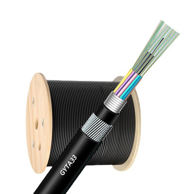 GYTA33 Steel Wire Armored Submarine Fiber Optic Cable Double Sheath Underwater Optical Cable for River Crossing