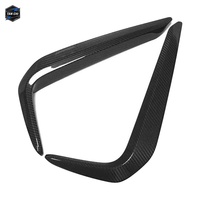 Kit de tuning pour pare-chocs avant en fibre de carbone véritable avec garniture de feux antibrouillard et grille d'aération pour BMW Série 5 G-30 2017-2020