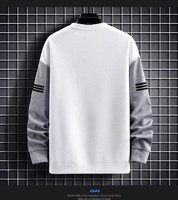 Distribution transfrontalière Sports et Loisirs Costume Automne Couleur Correspondant Tendance Hong Kong Style Pull Lâche Cou Ensemble Deux Pièces