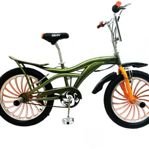 Bicicleta BMX para adultos de 20 polegadas, bicicleta de corrida freestyle de velocidade única com garfo de aço e freio duplo V