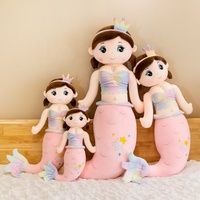 Grande sirène jouets en peluche poupée en peluche sirène oreiller en peluche pour les filles