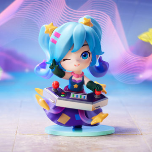 100% originale POPMART Bubble Mart Gold shople Battle Little Hero Hero serie portatile secondo Round scatola regalo Stand - Product Image 5