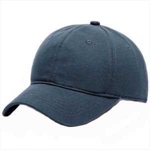 Casquette de baseball unisexe ajustée à 6 panneaux, couleur unie, grande circonférence de tête, personnalisable, en polyester - Product Image 4