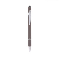 Stylos Métalliques de Luxe Personnalisables UMI avec Logo, Durables, 2-en-1, Pointe Bille et Stylet, Toucher Doux, Impression UV, Promotionnels pour Événements de Course/Marche
