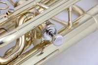 Quality BB Key Euphonium with Gold Lacquer Finish 3+1 Pistons Portable Design Hard Case Included