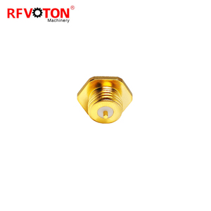 Connettore Coassiale RF MMBX Femmina da Pannello a Saldare Placcato Oro Convertitore - Product Image 2