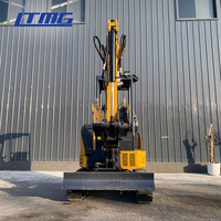 Mini-excavatrice compacte LTMG de 3 tonnes, excavatrice hydraulique sur chenilles avec chenilles en caoutchouc pour la construction agricole