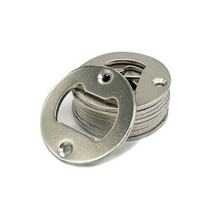 Wholesale Round Metal Iron Parts Fittings Inserts <b>Kit</b> With Screws for Bottle Opener <b>Diy</b> - Product Image 1