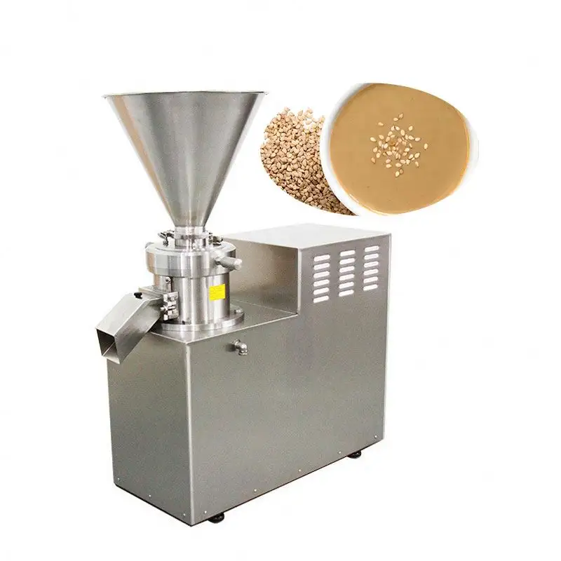 Desain khusus Set mesin pembuat selai kacang/pengupas tanah/mesin Lapping pasta wijen