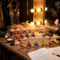 Poudre illuminatrice scintillante pour le corps en spray, marque privée, longue tenue, poudre brillante avec atomiseur à pompe