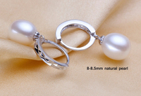Ensemble de colliers de perles d'eau douce naturelles en argent sterling 925