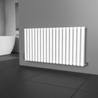 Radiateur personnalisé ovale double en acier, mural, moderne, solution de chauffage économe en énergie pour la maison, l'hôpital et l'école