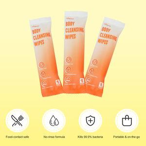 Lenços Umedecidos Descartáveis Personalizados com Logo para Fitness e Banho, Rolos de Toalhas Refrescantes - Product Image 4