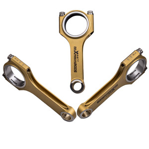 Batang Penghubung MaXpeedingrods H Beam Bahan Titanized untuk BMW B38A15M0 1.5T 3 Silinder Forged 4340 Conrod 135mm - Product Image 2