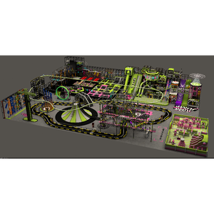 Customized <b>Indoor</b> Playground Equipment for Shopping Malls Children's Soft Play Climbing <b>Slide</b> Maze Customizable Amusement - Product Image 3
