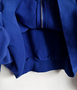 Sweatshirts vintage dégradés avec fermeture éclair pour hommes 100% coton tricoté à capuche coupe ample poids lourd lavé Technique Hoodies - Product Image 6