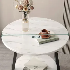Hiện đại kem phong cách bàn cà phê cho phòng khách nhỏ, Bắc Âu đơn giản bên bàn ghế sofa bên cuối bảng - Product Image 4