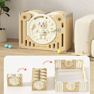 Vente en gros de parc <span class=keywords><strong>pour</strong></span> bébé en plastique avec engrenage rotatif Intérieur facile à assembler Clôture <span class=keywords><strong>pour</strong></span> enfants Aire de <span class=keywords><strong>jeux</strong></span> de sécurité <span class=keywords><strong>pour</strong></span> enfants d'âge préscolaire - Product Image 3