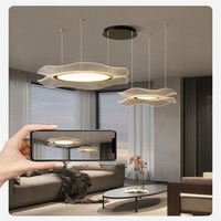 Lampe suspendue de luxe de style nordique pour salon, salle à manger, chambre à coucher, lustre moderne simple de taille moyenne