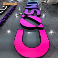 Transformador de Señalización LED Cornall 3D RGB para Letras de Canal, Ideal para Hoteles, Tiendas, Restaurantes y Bares - Publicidad de Logotipos Verdes, Montaje en Pared