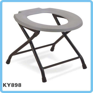เก้าอี้นั่งถ่ายไคหยาง รุ่น KY898 พับได้ ทำจากสแตนเลส สำหรับผู้สูงอายุและสตรีมีครรภ์ - Product Image 2