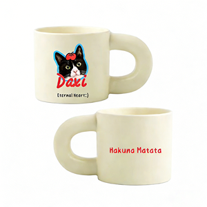 Tasse à café personnalisée en grès de 11 oz avec photo d'animal de compagnie, <span class=keywords><strong>mug</strong></span> imprimable pour les amoureux des animaux, la <span class=keywords><strong>famille</strong></span>, les amis, cadeau d'anniversaire, souvenir - Product Image 5