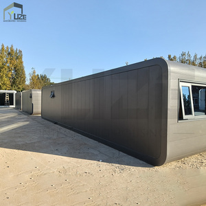 <span class=keywords><strong>Maison</strong></span> capsule spatiale préfabriquée de style luxueux, grande taille, type Apple Pod, 2 chambres avec cuisine et toilettes, à étage - Product Image 3