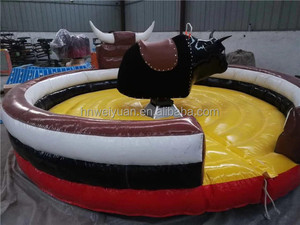 Taureau mécanique gonflable à thème de parc d'attractions, imperméable et nécessitant peu d'entretien - Product Image 5