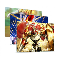 Tapis de souris en verre Gundam Anime pour cybercafé avec impression UV personnalisée 600x350mm Stock disponible