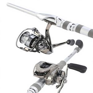 Ensemble canne à pêche Bering Carbon Luya avec moulinet de précision, canne de pêche en rivière à poignée droite, moulinet spinning, canne de pêche en mer à longue portée, canne à pêche pour la pêche au poisson bouche de cheval à action souple - Product Image 6