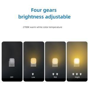 Luz Nocturna Infantil con Sensor de Movimiento, Atenuación Ajustable del Anochecer al Amanecer, Enchufable, para Escaleras - Product Image 5