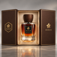 Ensemble de flacons de parfum de luxe carrés en verre vides avec pulvérisateur et emballage cadeau personnalisé, vente en gros pour cadeaux, couleur personnalisée, sérum pour cils